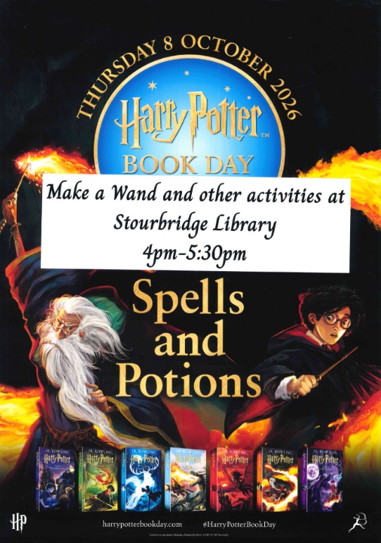 Stourbridge Library - Harry Potter Book Day 2026